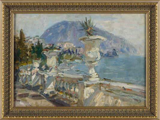 Диффинэ Евгений Васильевич. Набережная в Гурзуфе